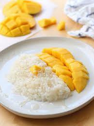 Thai Mango Sweet Sticky Rice Recipe Sweet Sticky Rice Asian Desserts Mango Sticky Rice