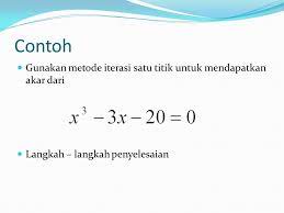 We did not find results for: Iterasi 1 Titik Sederhana Metode Newton Raphson Ppt Download