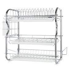 Serve and display everyday flatware, plates, napkins and more with a 5 compartment buffet, serving. Buy Multi Functional 3 Tier Dish Rack Kitchen Supplies Storage Rack Draining Rack Storage Racks At Jolly Chic