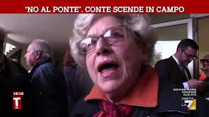 "No al ponte", Conte scende in campo