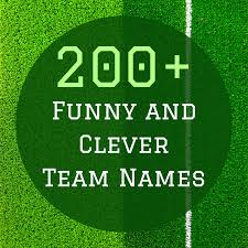 Here is a listening and spelling test about types of sports. A Complete List Of Cool Funny And Clever Team Names Howtheyplay Sports