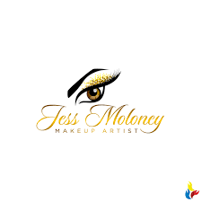 makeup logo design for jess moloney
