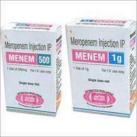 Each vial contains meropenem trihydrate equivalent to 1 g anhydrous meropenem. Meropenem Injection Ip 1g Manufacturer Meropenem Injection Ip 1g Supplier Exporter