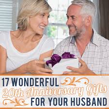 20th anniversary gifts for your husband