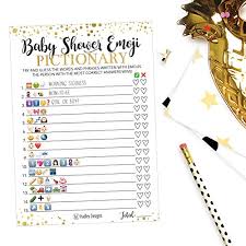 Welcome to a baby shower game for the 21st century. 25 Emoji Pictionary Baby Shower Games Ideas For Men Women Kids Girls Or Boys And Couples Cute Shower Party Bundle Set Pink Gold Or Blue Gender Neutral Unisex Fun Coed Adult Funny