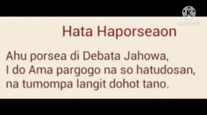 Doa penutup daraskan doa aku percaya 1 kali, bapa kami 1 kali, dan salam maria 3 kali. Hata Haporseaon Pengakuan Iman Rasuli Bahasa Batak Youtube