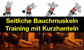 Das klappmesser trainiert nicht nur deine unteren bauchmuskeln, sondern die gesamte mittlere bauchmuskulatur. á…á…á… Seitliche Bauchmuskeln Training Mit Kurzhanteln