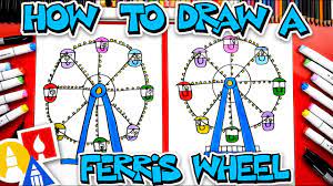 How To Draw A Ferris Wheel - Youtube