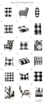 Black And White Plaid Fabric Walmart Black And White Buffalo Plaid Fabric And Wallpaper Concepts And Colorways Black And White Furniture White Furniture Living Room Breakfast Nook