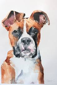 Pet Portrait Custom 11 X 15 Original By Wetnosewatercolours Goruntuler Ile Tuval Resimleri Cizimler Cizim