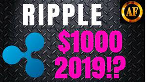 No, ripple xrp will never reach $1000. Ripple Xrp Can Ripple Hit 1 000 In 2019 Youtube