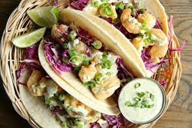 · flavourful, easy fish tacos with lime crema is made with seasoned white fish, cabbage slaw, and lime sauce. 15 Easy Fish Taco Recipes How To Make Fish Tacos Delish Com