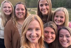 A few weeks ago I drove to Moravian Falls, NC to spend the weekend with all  of these incredible women, from two different countries and nine different  states. Most of us had