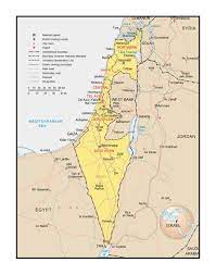 Israel mapa | mapa de israel mapa político de israel con los de capital jerusalén, las la historia de israel en 7 mapas mapas del mundo: Political And Administrative Map Of Israel With Roads Cities Airports And Other Marks Israel Asia Mapsland Maps Of The World