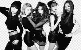 Es ist eines der besten mädchen spiele! 4minute Crazy K Pop Singer Act 7 Korea Poster Team Monochrome Png Pngegg