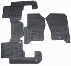 Rubber Floor Mat Set For Lr3 And Lr4 Black Rubber Rubber Floor Mats Land Rover Black Rubber