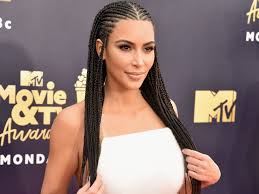 4:11 marianna hewitt 114 532 просмотра. Kim Kardashian West Wore Controversial Braids To 2018 Mtv Movie Tv Awards Allure