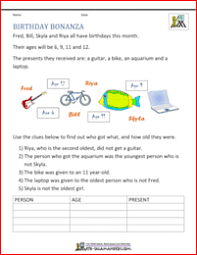 5th Grade Math Word Problems Birthday Bonanza 5th Grade Math Math Word Problems Math