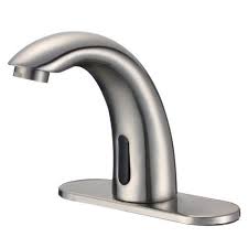 Freuer Magia Collection Automatic Touchless Sensor Faucet Brushed Nickel Freuer F Bathroom Sink Faucets Brushed Nickel Touchless Faucet Bathroom Sink Faucets