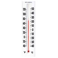 The word thermometer is derived from two smaller word fragments: 14 Inch Easy Read Thermometer