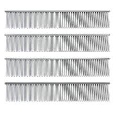 Budd Comb Pet Stainless Steel Grooming Tool Professional Brushes Comb For Dog And Cat Silver Thanks A Lot For Grooming Tools Grooming Professional Brushes
