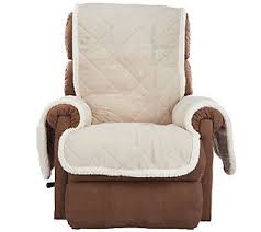 Sure Fit Reversible Faux Suede Sherpa Recliner Furniture Cover Recliner Cover Furniture Covers Furniture
