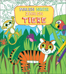 Malen nach zahlen ist die ideale lösung, stück für stück malt ihr kind ein motiv mit der einfachen malen nach zahlen technik aus und es entsteht ein malen nach zahlen vorlagen sind das perfekte geschenk zum kindergeburtstag, zu ostern oder weihnachten. Malen Nach Zahlen Fur Kinder Tieren Ullmann Medien