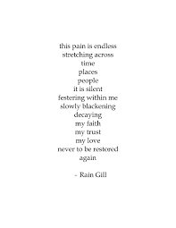 Poem By Rain Gill Words My Love Poems