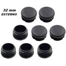 Subito a casa e in tutta sicurezza con ebay! Set 8 Tappi Gommini Interni In Plastica Tondi Da 32 Mm X Gambe Di Sedie E