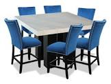 The Brick Cami 7-Piece Counter-Height Dining Set - Blue