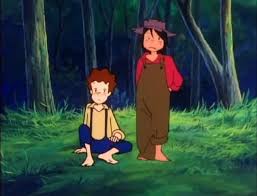 Image result for tom sawyer and huckleberry finn anime
