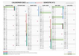 Le mois d'avril 2021 compte un seul jour férié, le 5 avril : Calendrier Semestriel 2021 A Consulter Telecharger En Pdf Et Imprimer