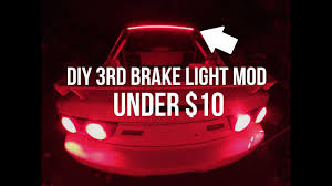 Diy 240sx 3rd Brake Light Led Strip Under 10 Youtube