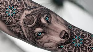 In addition, it highlights the majestic profile of these wild animals, which are characterized by their power, vigilance and ferocity. Realistic Wolf Geometric Tattoo Time Lapse Youtube