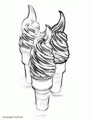 Ice cream truck ice cream cone ice cream sundae banana split popsicle double popsicle multi layer ice cream cone tall ice cream sundae ice cream float. 64 Ice Cream Coloring Pages Free Printable Pictures
