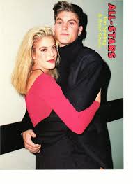 Tori spelling was born in los angeles, the daughter of author candy spelling and hollywood producer aaron spelling. Tori Spelling Christian Slater Brian Green Teen Magazine Pinup Clipping 90 S Teen Stars Forever Pinups