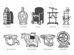 Check spelling or type a new query. Medieval Torture Device Set With Titles Sketch Engraving Vector Royalty Free Cliparts Vectors And Stock Illustration Image 131540844