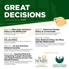 The Great Decisions Lecture Series is ...