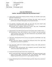 Maybe you would like to learn more about one of these? Soal Dan Pertanyaan Proteksi Generator Dan Transformator Docx Nama Nim Kelas Mata Kuliah Muhammad Farhan 1317020047 Tl U2013 3b Pembangkit Listrik Soal Course Hero