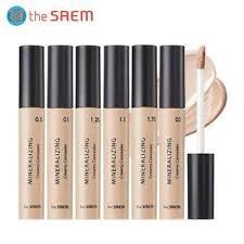 The Saem Mineralizing Creamy Concealer Spf30 Pa 6 Colors Yesstyle Creamy Concealer Concealer Liquid Concealer
