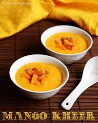 Mango Payasam Recipe Mango Kheer Raks Kitchen Recipe Indian Desserts Recipes Mango Dessert