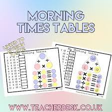 Times Table Practise Cards Teacher Desk Www Teacherdesk Co Uk Need Something To Help Children Pr Times Tables Times Tables Activities Multiplication Activities