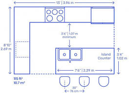 A counter is certainly an important part of her cooking zone. Useful Kitchen Dimensions And Layout Engineering Discoveries Planos De Layout Da Cozinha Medicoes De Cozinha Layout De Cozinha