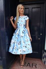 Pale Baby Blue Midi Skater Dress Buy Dresses Online Ireland Dress For Wedding Guest Ropa Ropa De Casa