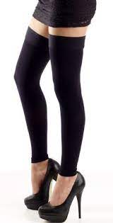 Thigh Hi Compression Leggings No Foot 20 30mmhg Compression Leggings Workout Attire Compression Stockings