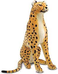 Amazon Com Melissa Doug Cheetah Melissa Doug 2128 Toys Games Giant Stuffed Animals Huggable Stuffed Animals Cute Stuffed Animals