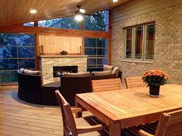 Screened In Porch Fireplace Ideas How Much Does A Chicagoland Screened Porch Cost Patio Furniture Sets Small Prefab Homes Porch Fireplace