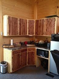 Deer Run Cabins Cedar Kitchen Cabinets 250 00 Per Square Foot Http Deerruncabins Com Ce Kitchen Cabinets Amish Kitchen Cabinets Pallet Kitchen Cabinets