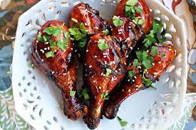 Sweet N Sticky Baked Chicken Drumsticks The Comfort Of Cooking