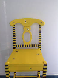 Chalk Painted Bee Chair Painted Chair Repainting Furniture Chalk Paint Chairs